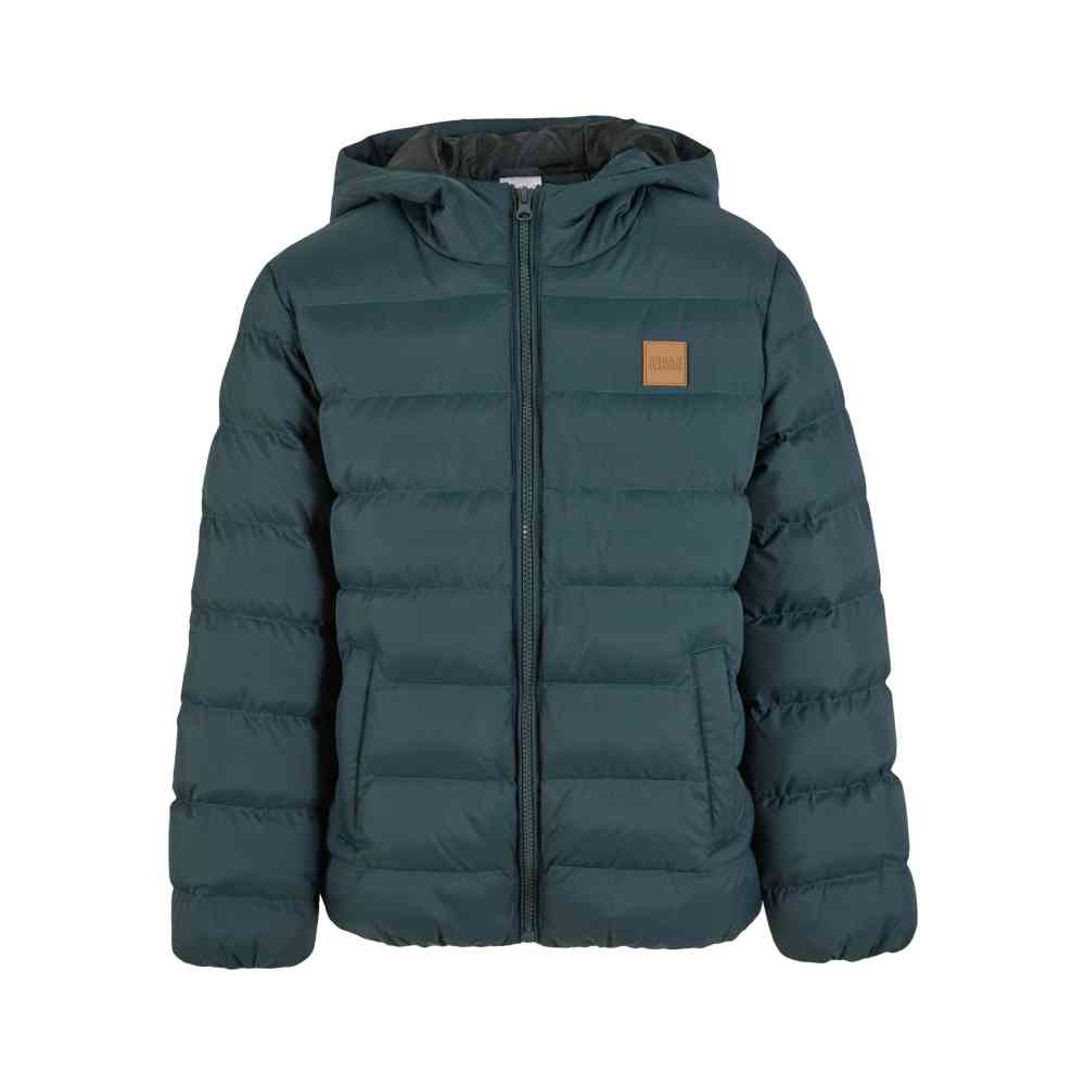 Urban Classics - Basic Bubble Kinder Jacket - Groen